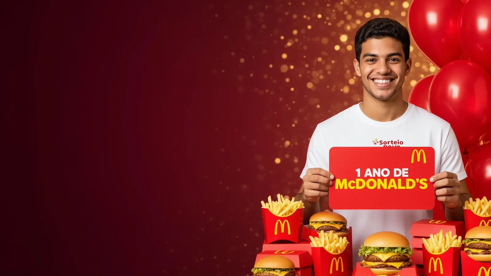 1 Ano de McDonald's Grátis