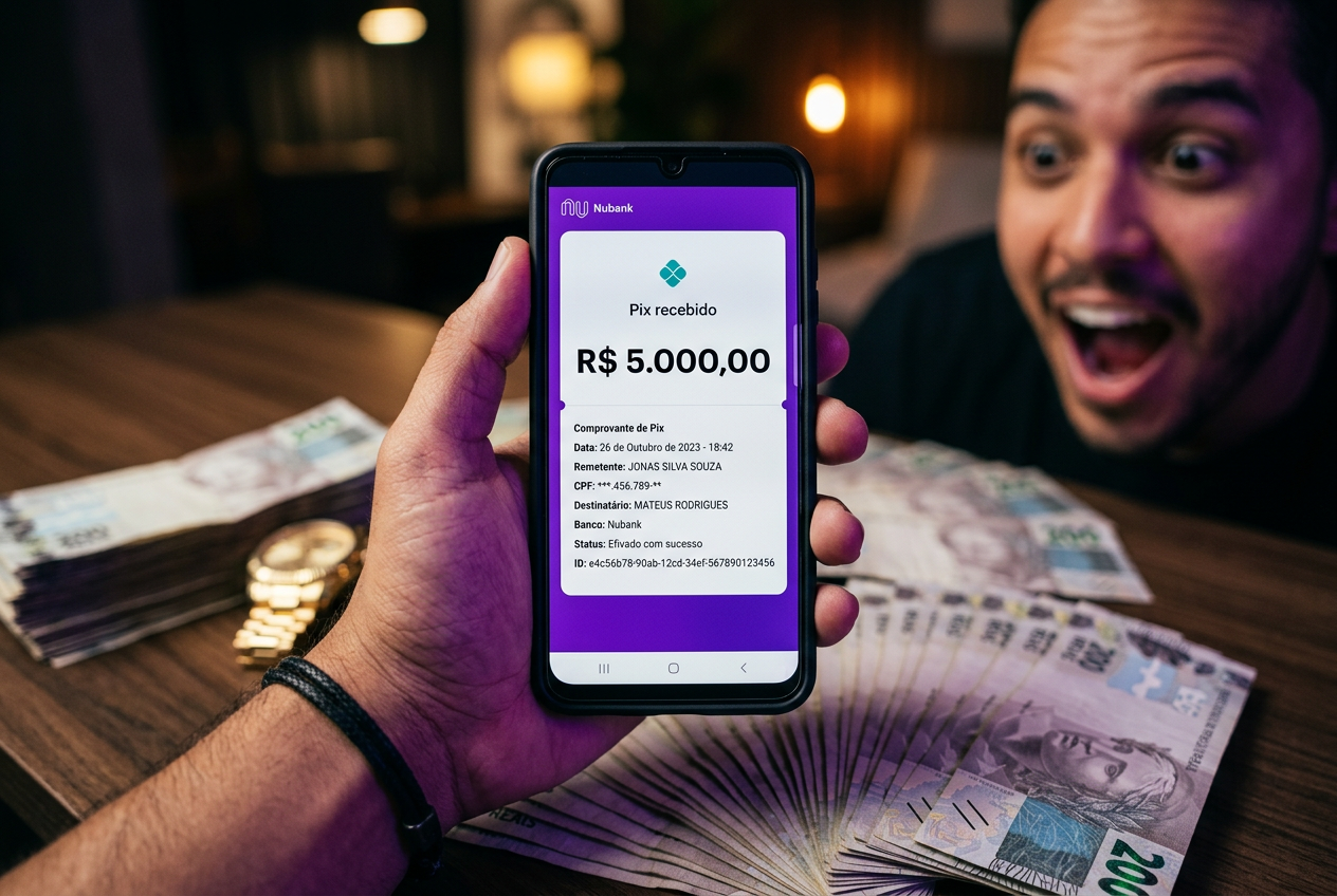 R$ 5.000 no Pix