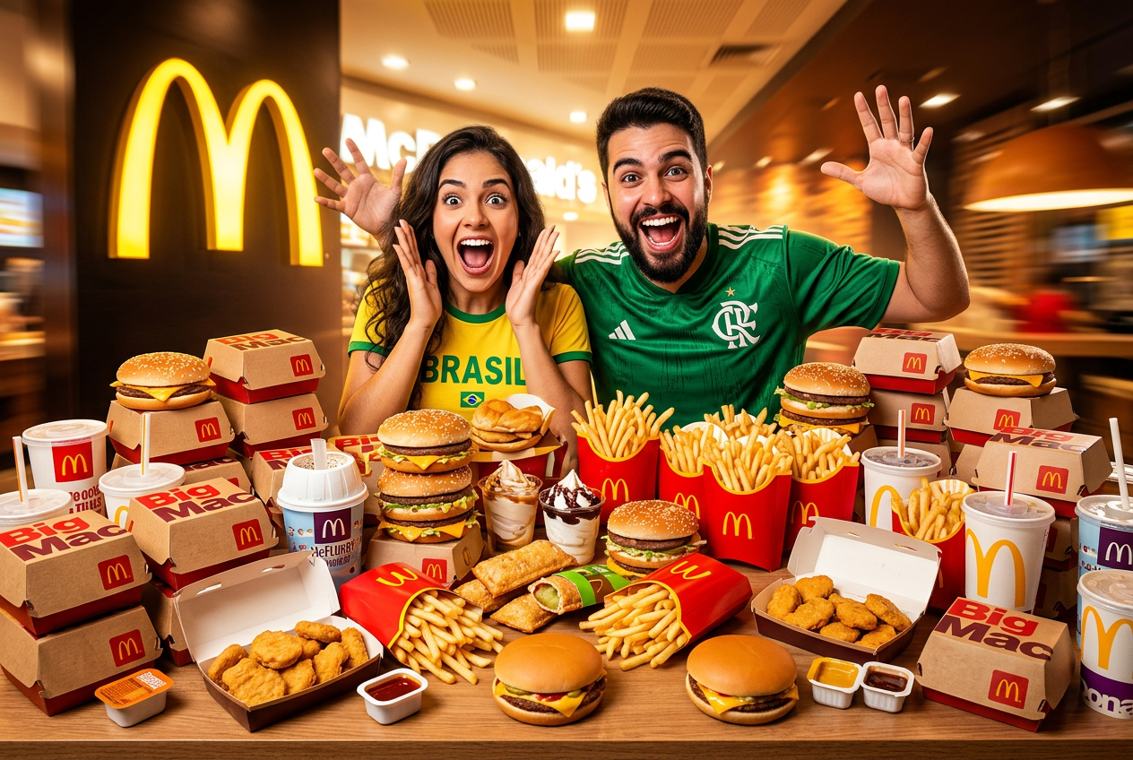 1 Ano de McDonald's Grátis