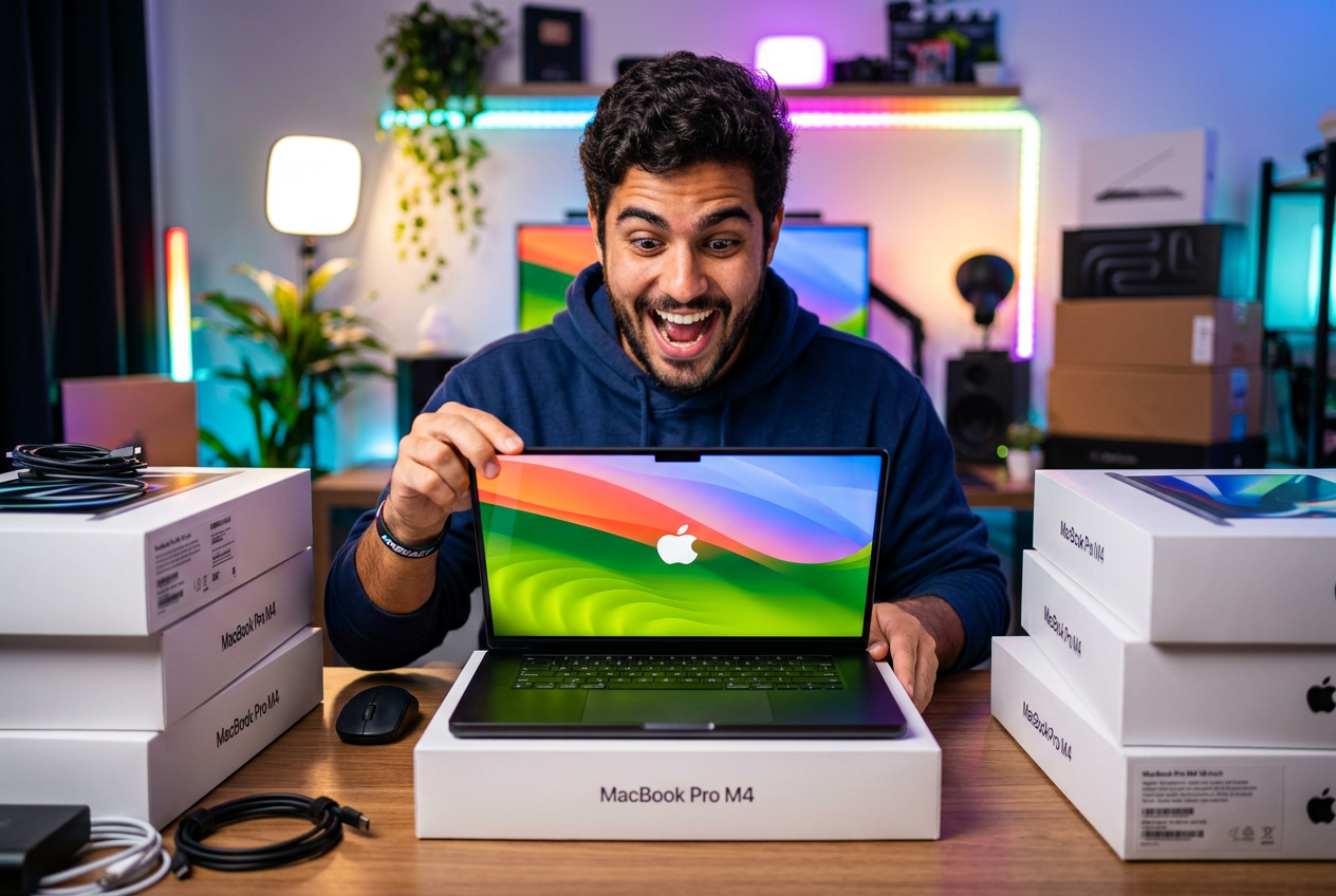 MacBook Pro M4 Grátis