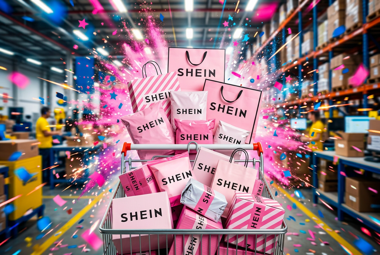 Carrinho de Compras R$ 1.000 na Shein