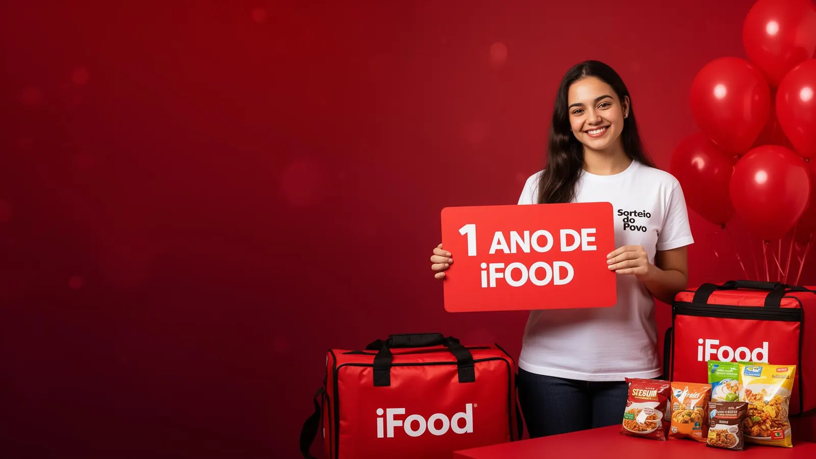 1 Ano de iFood Grátis