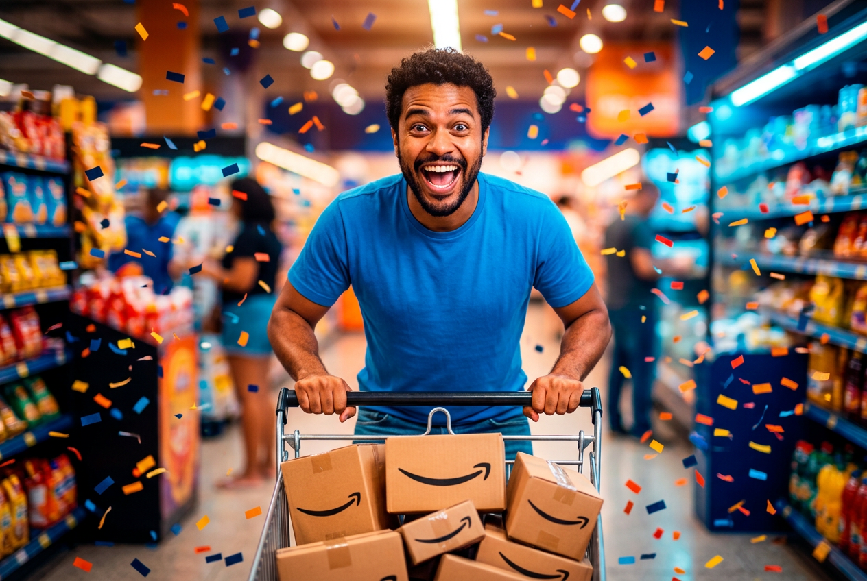 Carrinho de Compras R$ 1.000 na Amazon