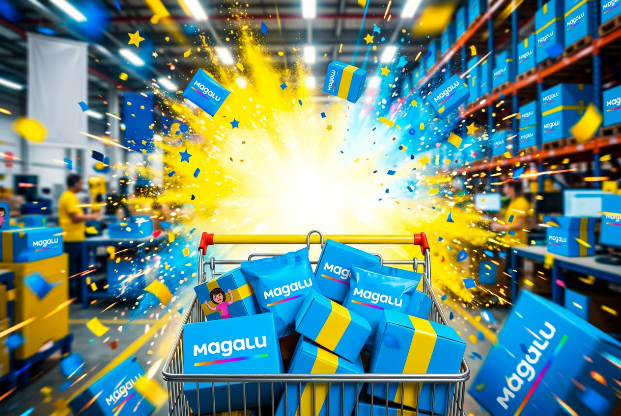 Carrinho de Compras R$ 1.000 no Magalu